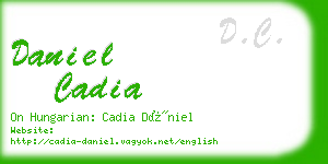 daniel cadia business card